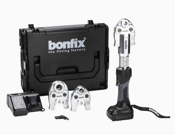 Bonfix ACTIE SET Accu-persmachine 19 kN model 2
- Inclusief TH-profiel set 16-20-26mm
- Tijdelijk 2e accu gratis - (na registratie) -