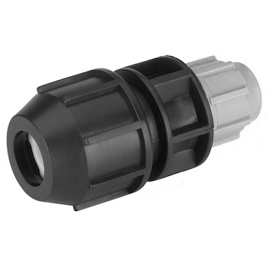 Pe knelkoppeling Georg Fisher verloopsok recht 40x32mm Kiwa