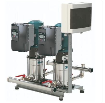 Calpeda boosterset 2 pomps MXV 32 - 504 400V nominaal totaal 8m³/u bij 40 meter