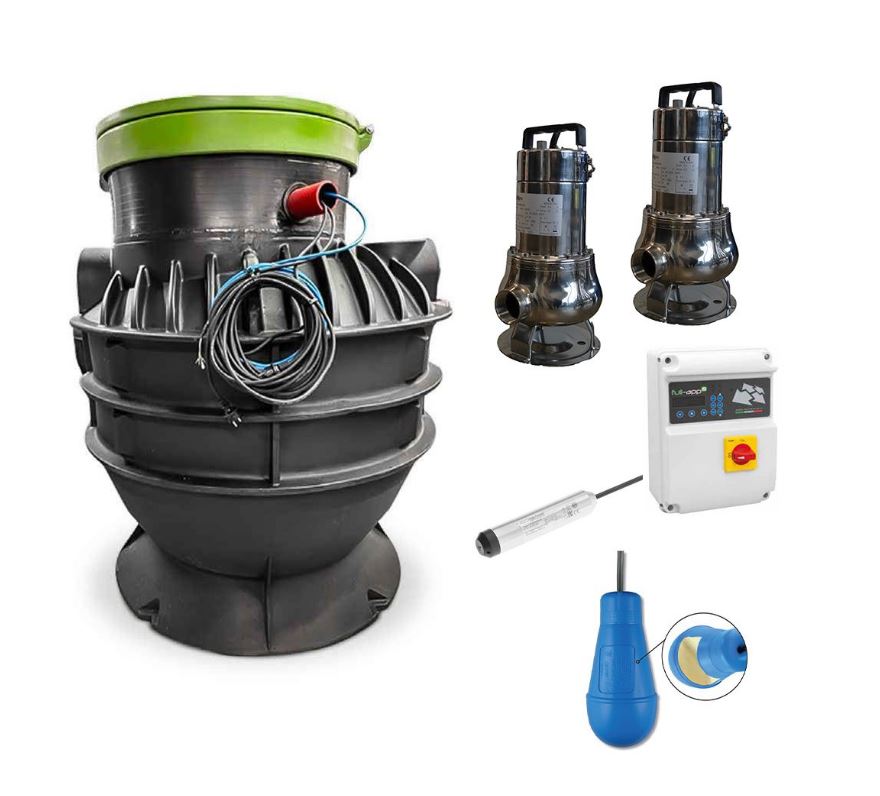 Hydrosphere PE pompput RO-MEGA 1130L DUO ARVEN ARVEX BC 150M