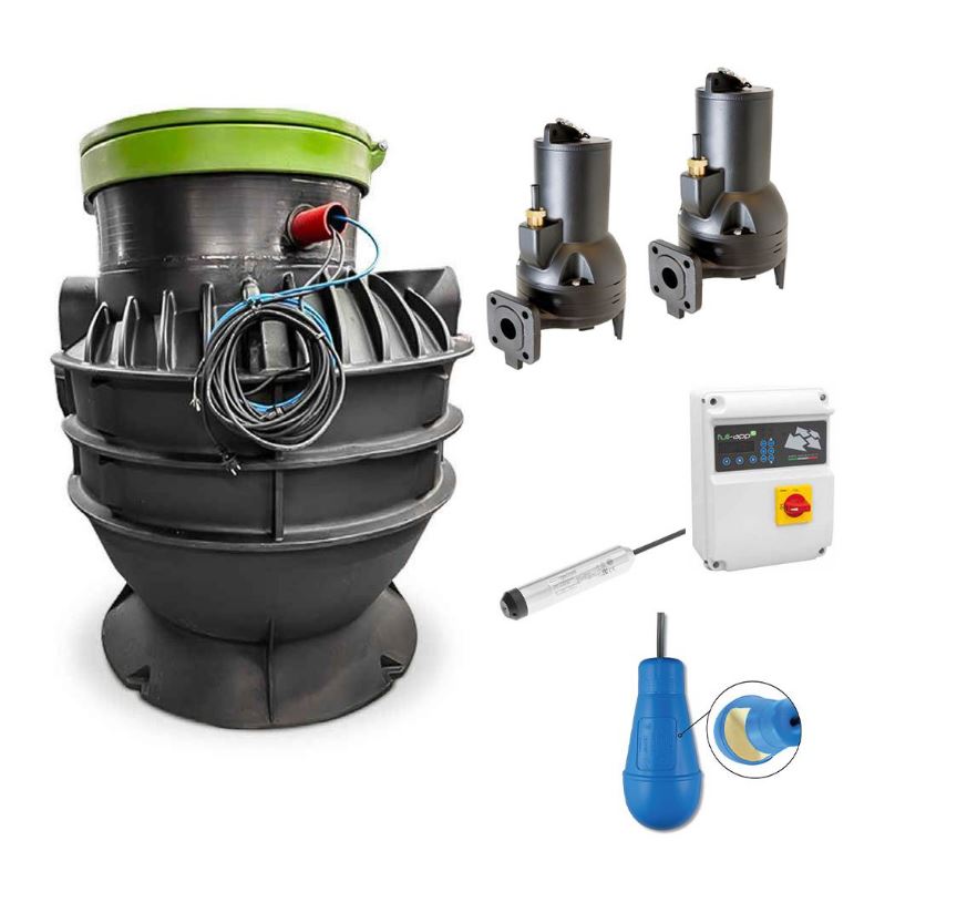 Hydrosphere PE pompput RO-MEGA 1130L DUO HQ GS.40.11.2M