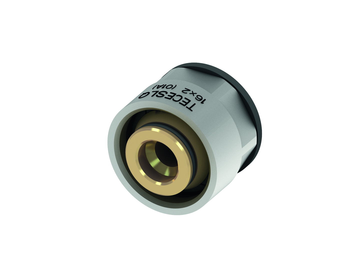 TECEfloor SLQ buiskoppeling, afmeting 12 x 1,5 mm, 3/4 euroconus