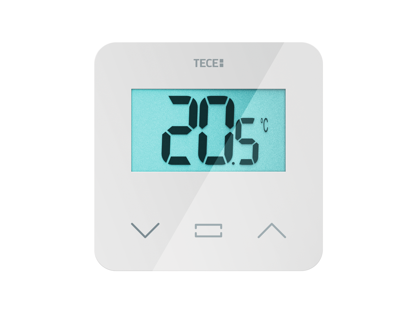 TECEfloor ruimteregelaar SH-DT, temperatuur, LCD-display, wit