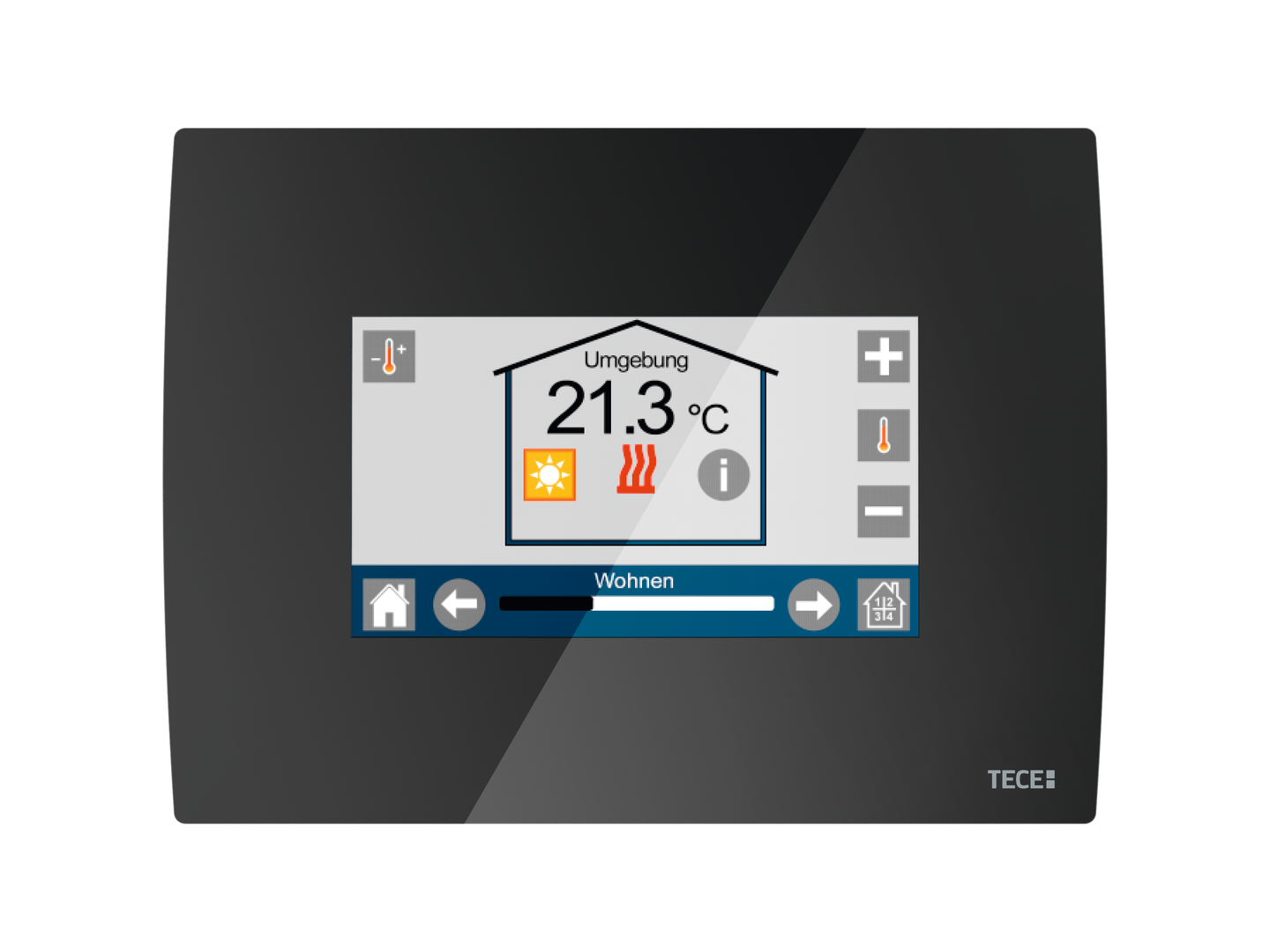 TECEfloor Smart Home-centrale SH-CU, zwart