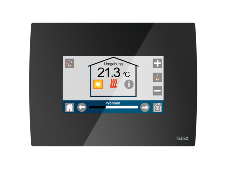 TECEfloor Smart Home-centrale SH-CU, zwart