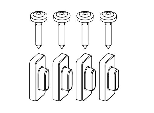 TECE reserveonderdeel montageset voor Uni-spoelkast