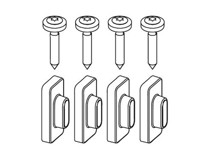 TECE reserveonderdeel montageset voor Uni-spoelkast