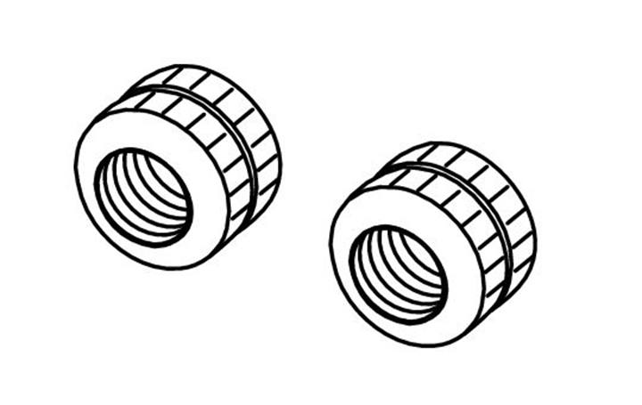 TECE kartelmoer (2 x) voor verdekt opgestelde bevestiging