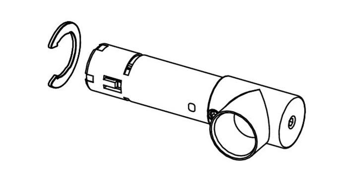 TECE reserveonderdeel beslag en demper rechts for zitting/deksel CLASSIC (vanaf 2021)