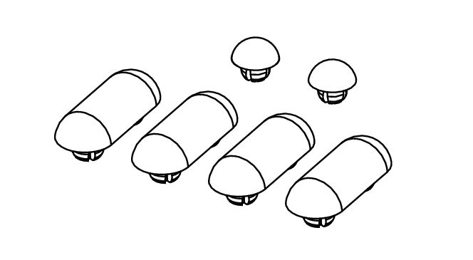 TECE reserveonderdeel TECE plaatsingsbuffer compleet (vanaf 2021)