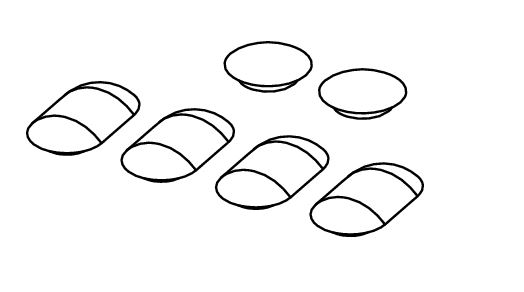 TECE reserveonderdeel voor buffer instelling zitting/bedekking SLIM, grijs