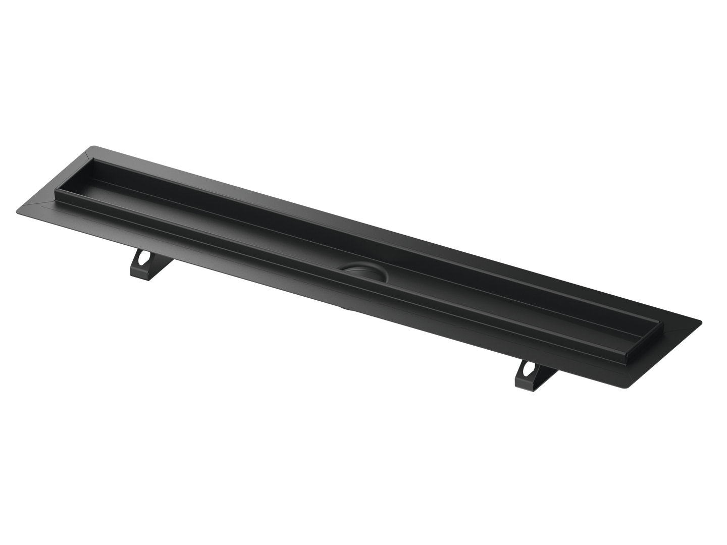 TECEdrainline douchegoot, gekleurde coating, met Seal System afdichtband, mat zwart, 700 mm