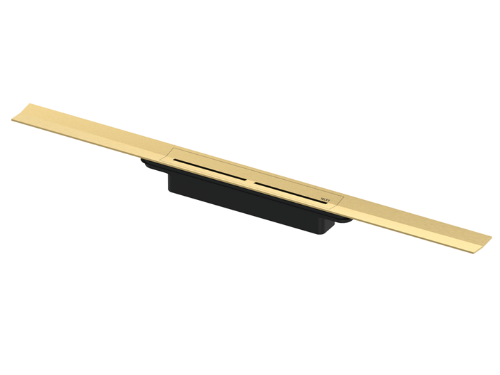 TECEdrainprofile doucheprofiel, 800 mm, rvs, geborsteld optisch goud