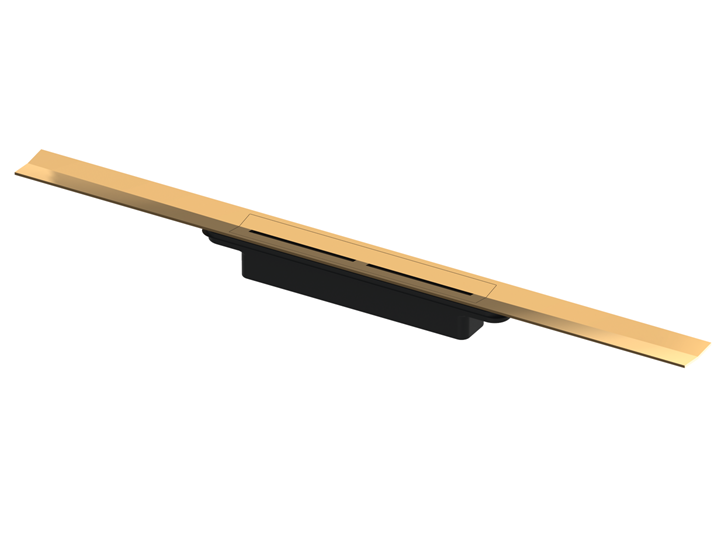 TECEdrainprofile doucheprofiel, 800 mm, rvs, gepolijst optisch goud