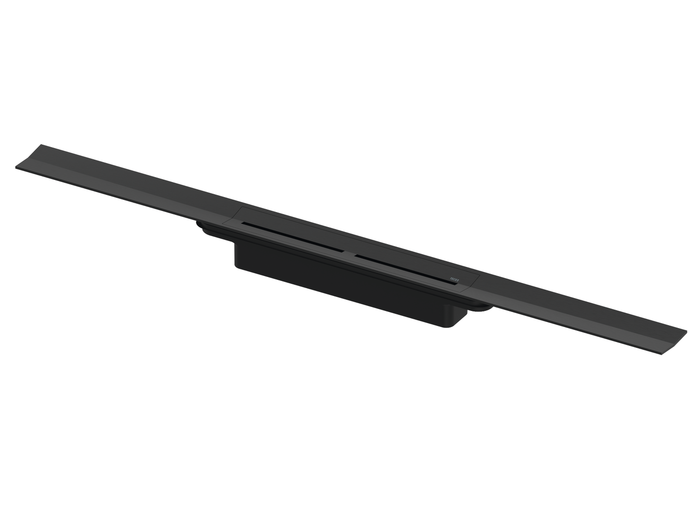 TECEdrainprofile doucheprofiel, 800 mm, geborsteld rvs, zwart