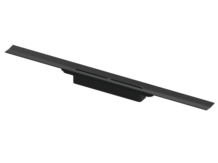 TECEdrainprofile doucheprofiel, 800 mm, geborsteld rvs, zwart