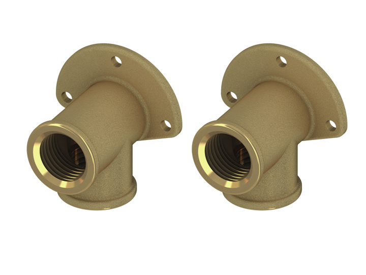 TECE muurplaten van silicium brons