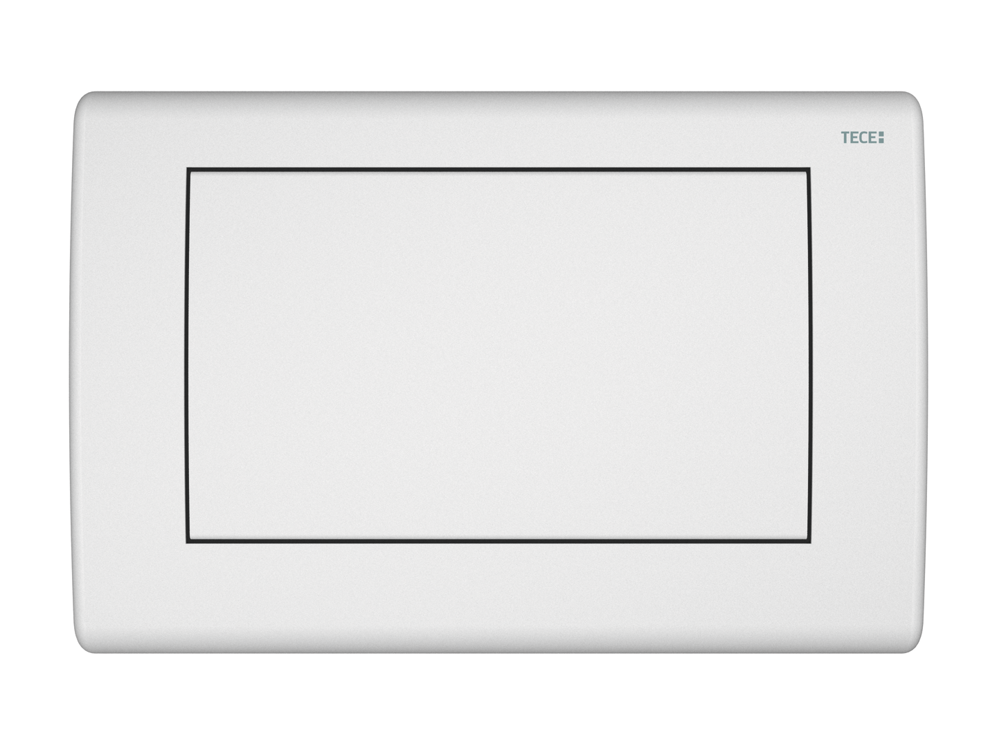 TECEplanus WC-bedieningsplaat voor enkelspoeltechniek, mat zijdewit