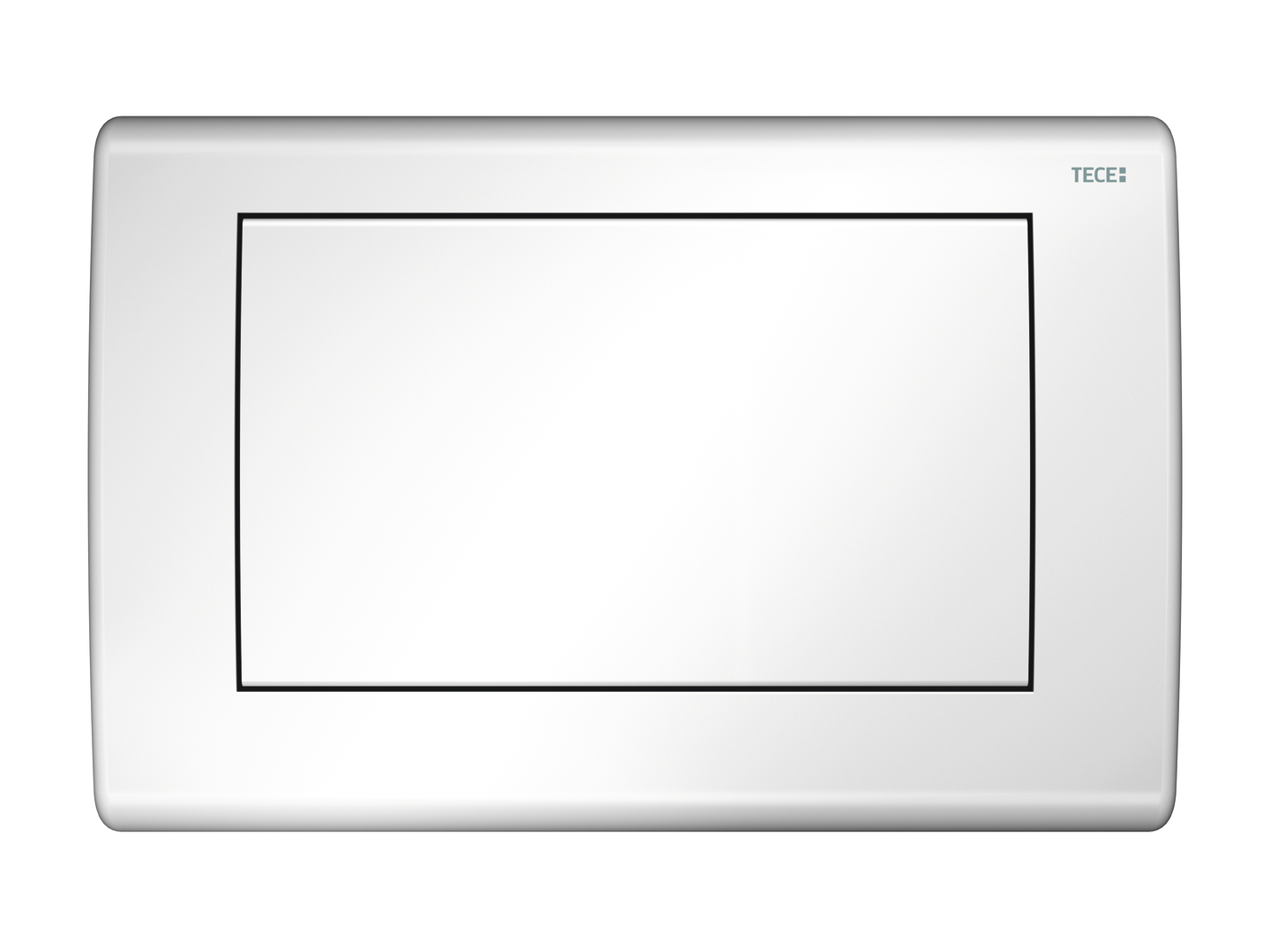 TECEplanus WC-bedieningsplaat voor enkelspoeltechniek, glanzend wit