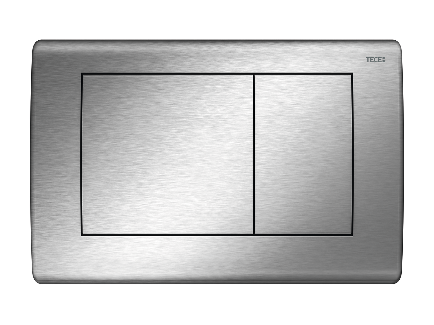 TECEplanus WC-bedieningsplaat voor duospoeltechniek, geborsteld rvs