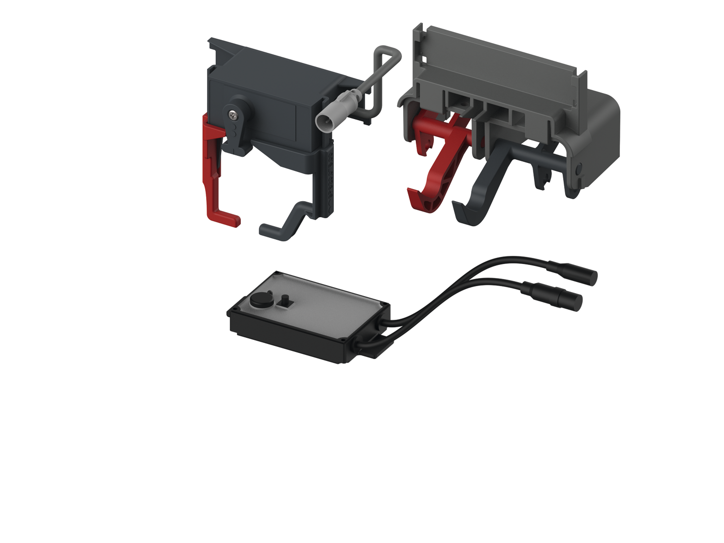 TECEplanus radiografische bediening voor opklapbare steunbeugels, 230/12 V