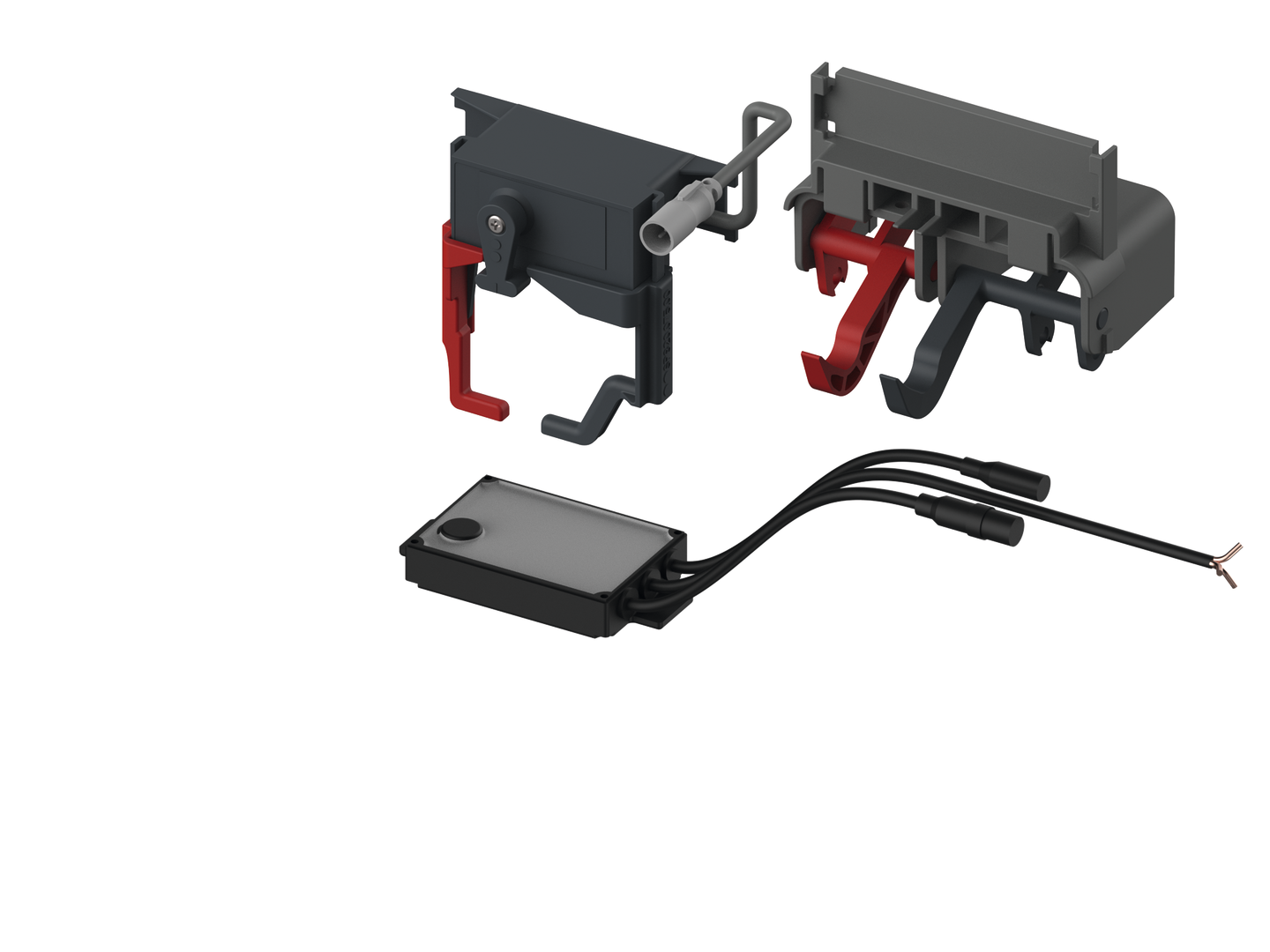 TECEplanus spoeling op afstand met een kabel verbonden elektronische drukknop 230/12 V