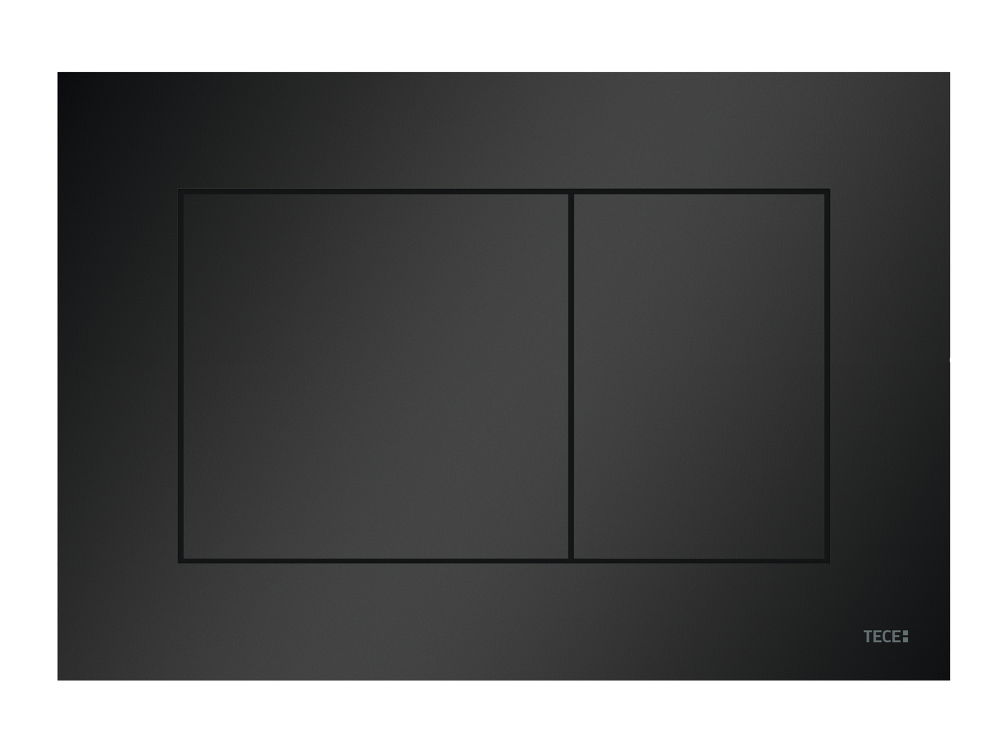 TECEnow WC-bedieningsplaat, mat zwart