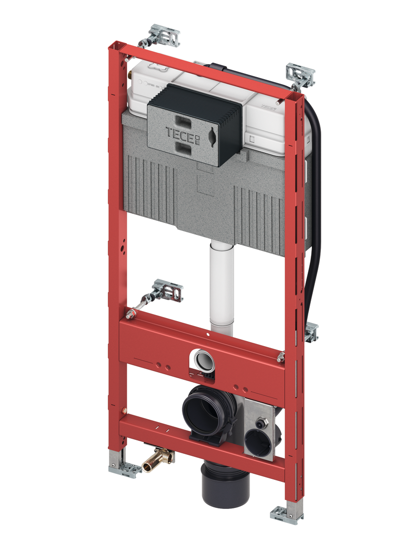 TECEprofil WC-inbouwframe met universele spoelkast, voor TOTO Neorest Washlet (WC) AC 2.0/EW 2.0, bouwhoogte 1120 mm