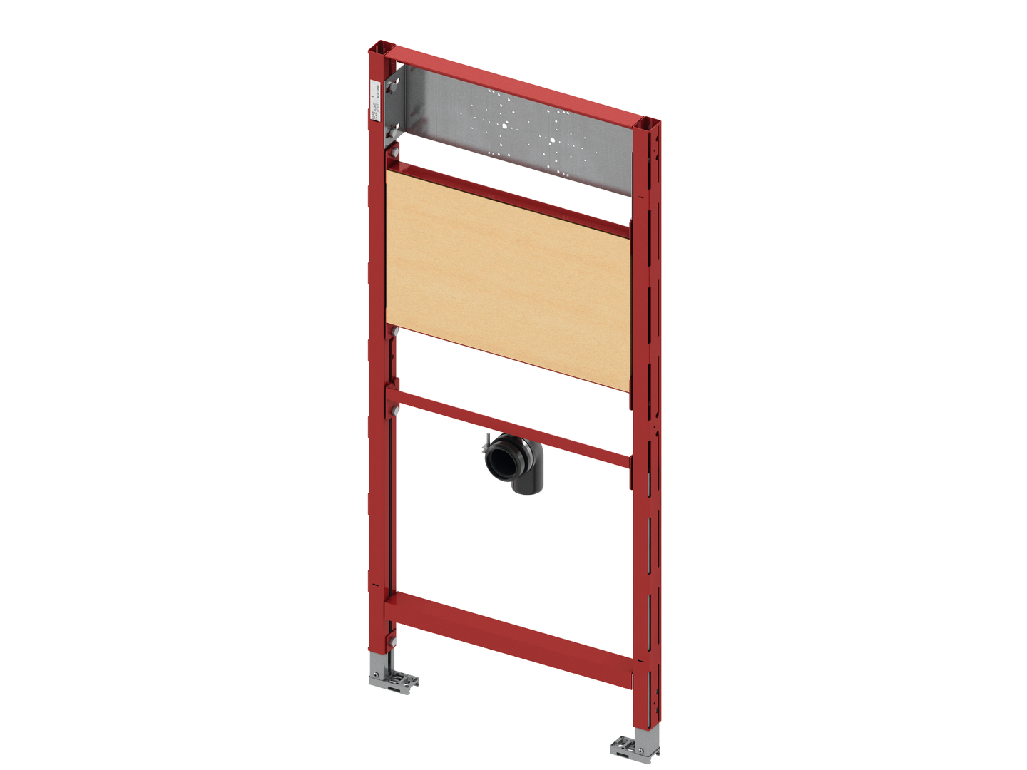 TECEprofil wastafel-inbouwframe bouwhoogte 1120 mm voor uitstortgootsteen