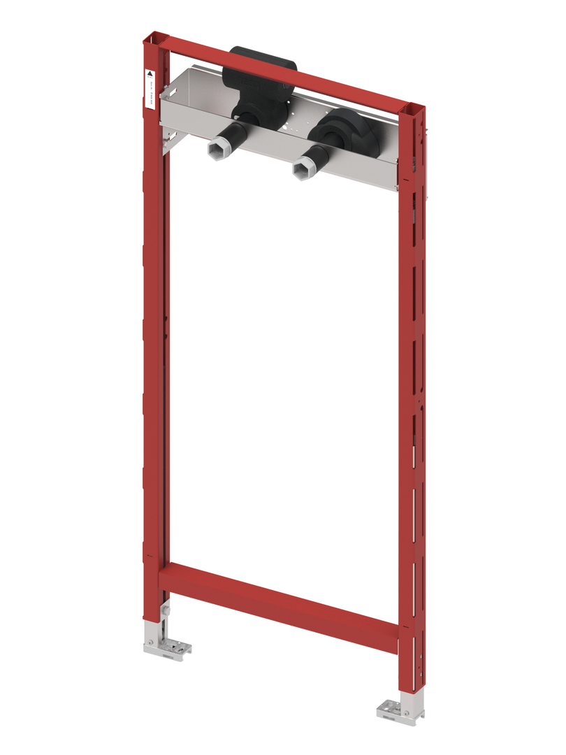 TECEprofil bad-/douche inbouwframe voor wandkranen met TECE-Hygiënebox, bouwhoogte 1120 mm