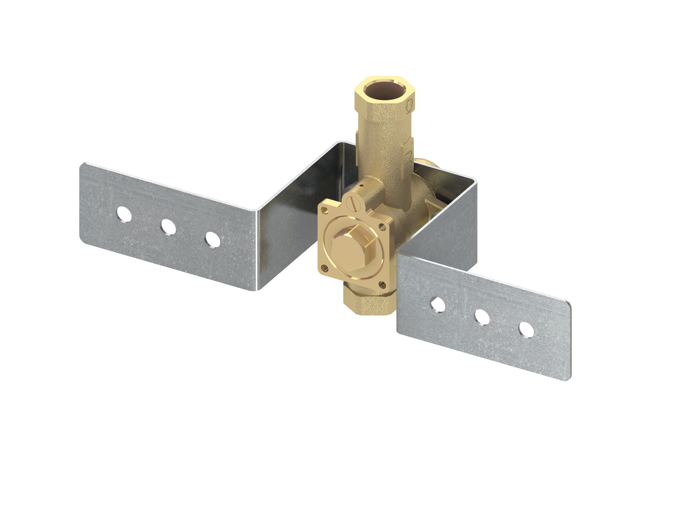 TECEbox urinoir-drukspoelerbehuizing U 1 met bevestigingsbeugel