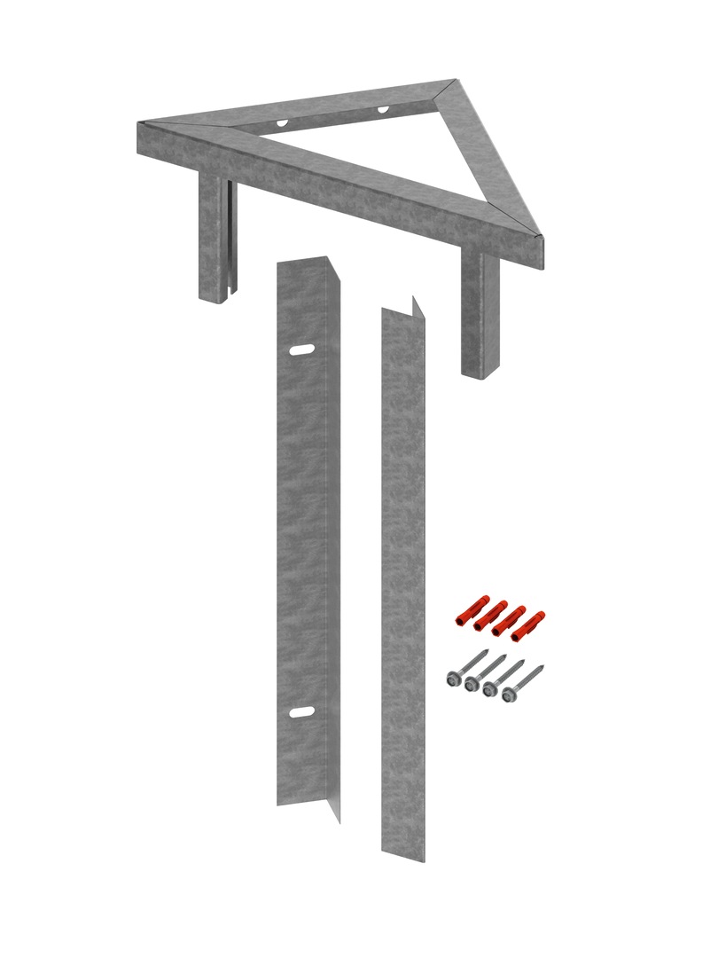 TECEprofil bevestigingshaak voor inbouwreservoirs 320 voor wand-hoekmontage