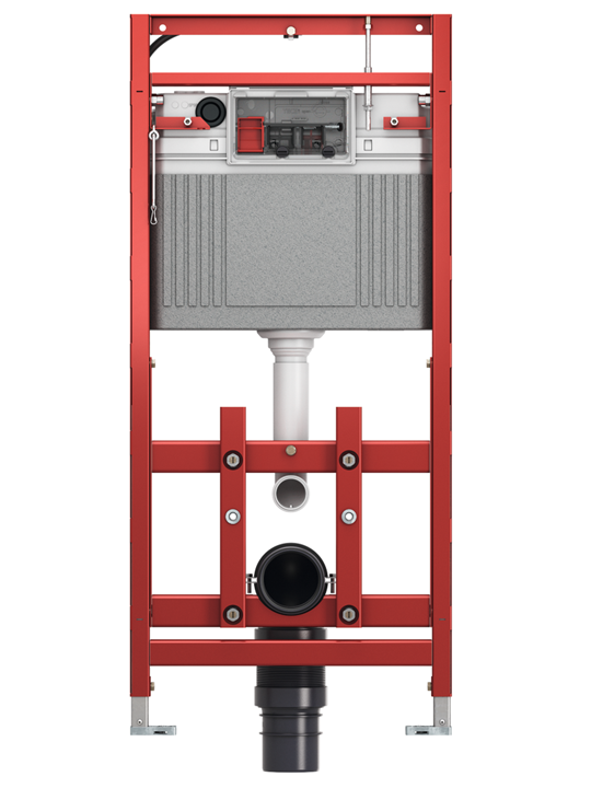 TECElux WC-inbouwframe 200, achteraf in hoogte verstelbaar, bouwhoogte 1120 mm