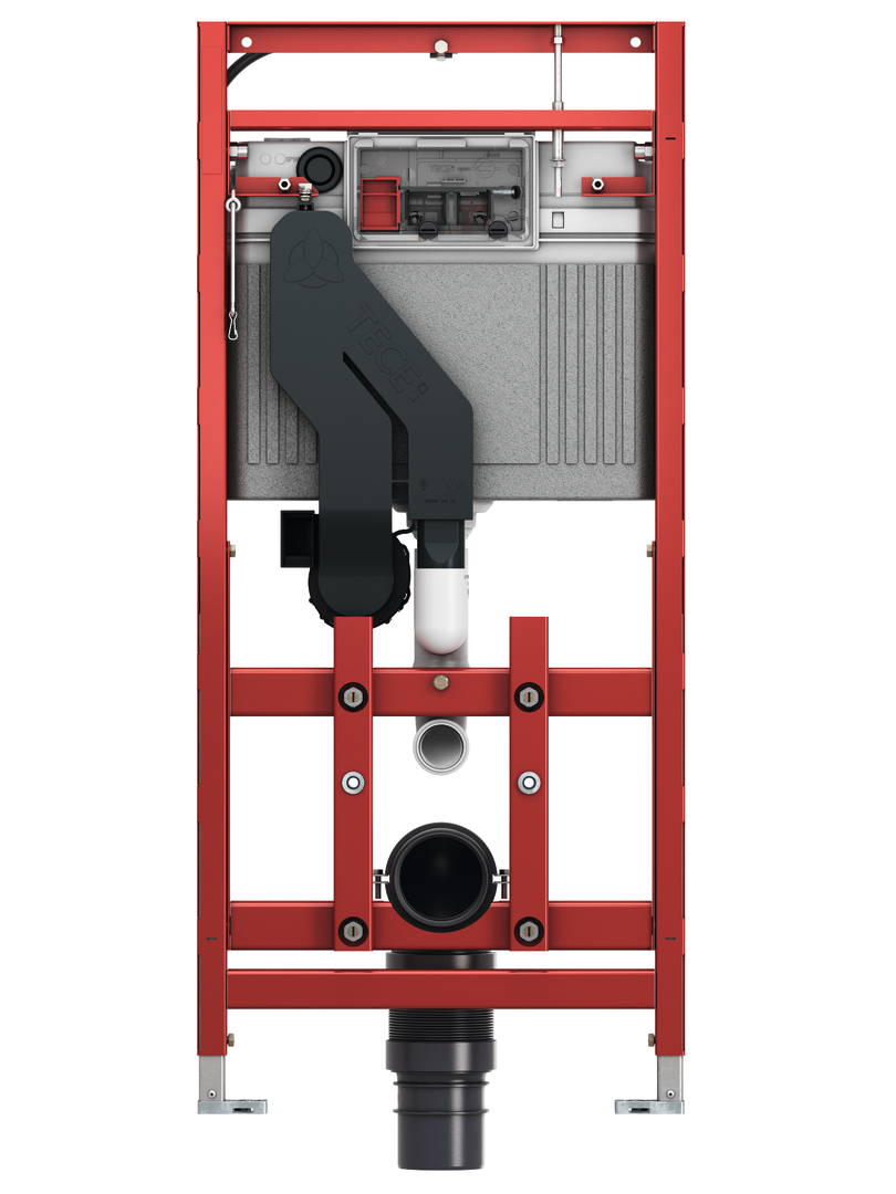 TECElux WC-inbouwframe 400, achteraf in hoogte verstelbaar, met geurafzuiging, bouwhoogte 1120 mm