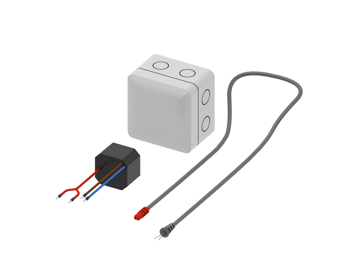 TECElux aansluitset voor elektrische aansluiting