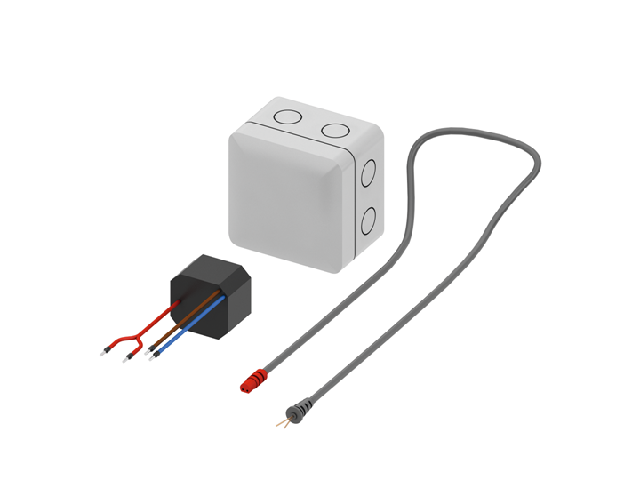 TECElux aansluitset voor elektrische aansluiting