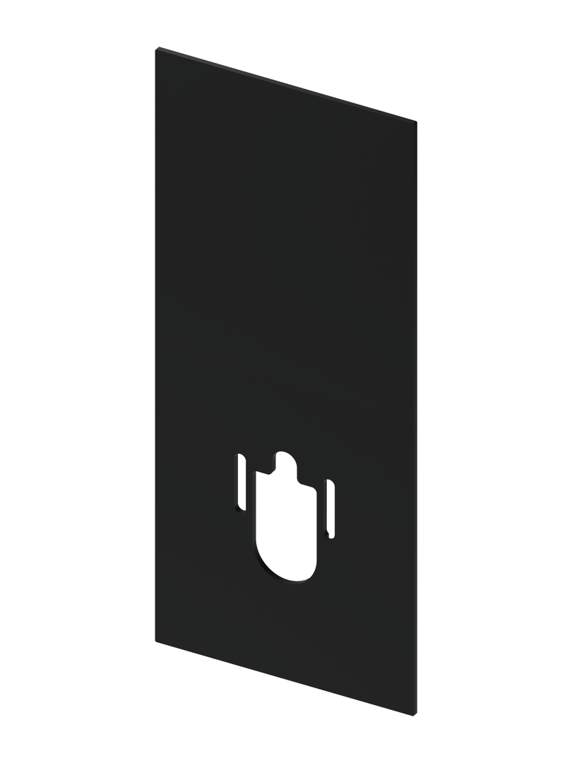 TECE upgrade plaat voor TECE-douche-WC's, mat zwart