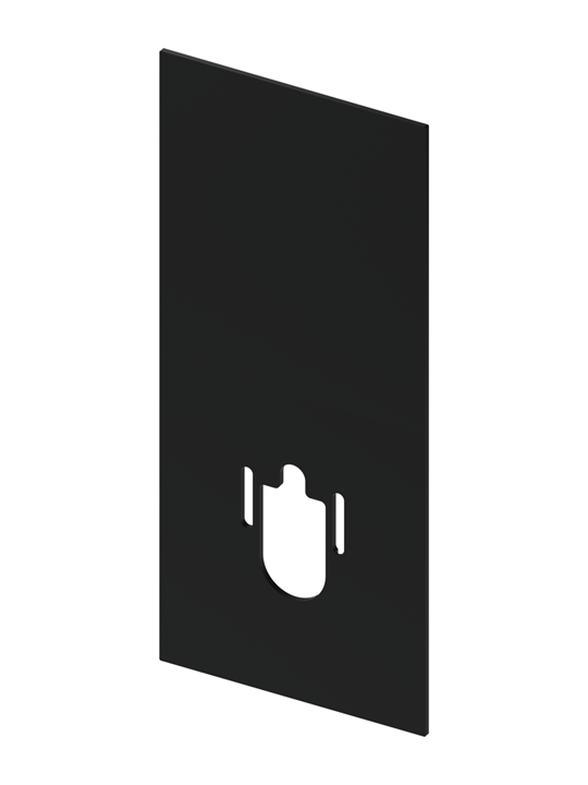 TECE upgrade plaat voor TECE-douche-WC's, mat zwart