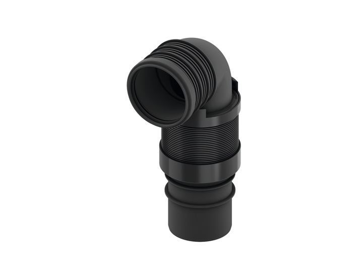 TECE flexibele WC-afvoerbocht DN 90