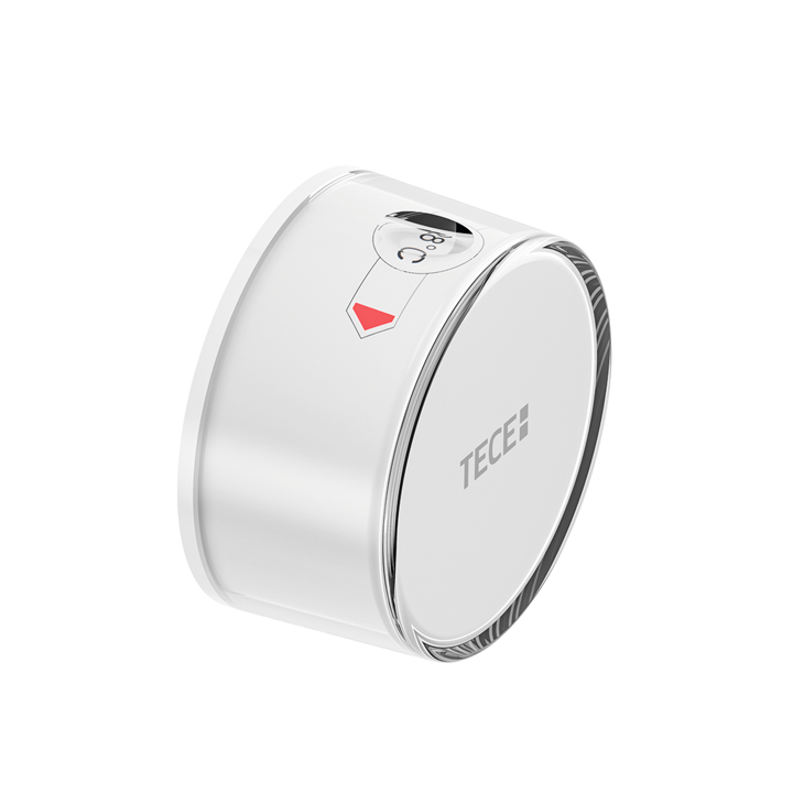 TECE douche-WC temperatuur knop, kunststof wit
