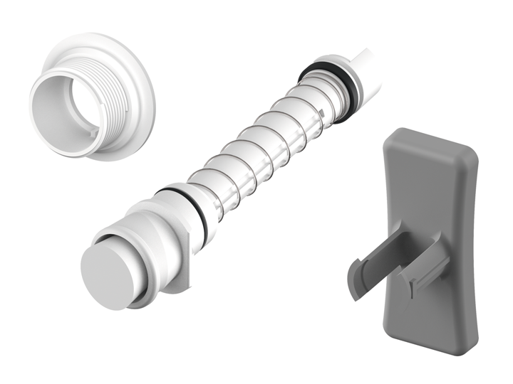 TECE douchestaaf, complete set